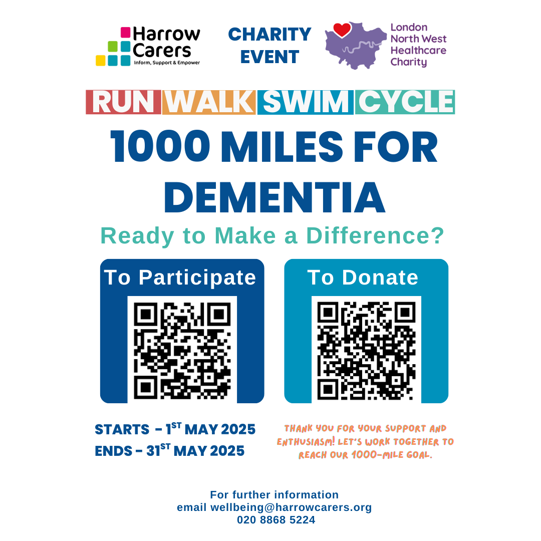 1000 miles for dementia (Instagram Post)